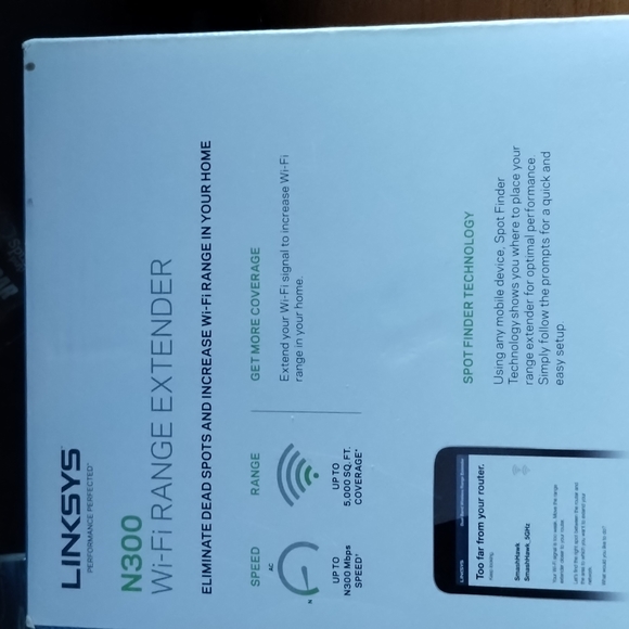 Linksys N300 WiFi Range Connector. - Picture 3 of 3